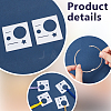 50Pcs Square Acrylic Embroidery Thread Organizer DIY-OC0012-63-4