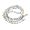 Natural Aquamarine Beads Strands G-D327-A01-5mm-3