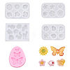  Jewelry 5Pcs 5 Style DIY Silicone Molds DIY-PJ0001-23-1