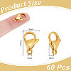 304 Stainless Steel Lobster Claw Clasps STAS-UN0061-55A-3
