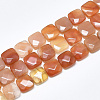 Natural Red Agate Beads Strands G-S357-D02-09-1