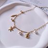 Summer Beach Brass & Plastic Imitation Pearl Pendant Necklaces for Women FS-WG04E65-01-2