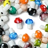 10 Colors Mushroom Handmade Lampwork Beads LAMP-FS0001-15-2