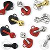 10 Sets Spray Painted Alloy Split Pendants FIND-FS0004-22-3