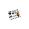 Wooden Bead Design Boards WOOD-WH0042-26A-7