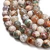 Natural Fire Crackle Agate(Dyed & Heated) Beads Strands G-K425-A03-14mm-3