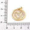 Transparent Epoxy Resin Brass Pendants LS-KK-B163-01G-02-3
