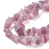 Natural Madagascar Rose Quartz Beads Strands G-O187-01-7