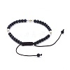 Adjustable Nylon Thread Braided Bead Bracelets BJEW-JB04667-01-3