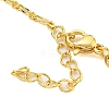 Brass Micro Pave Clear Cubic Zirconia Pendant Necklaces NJEW-M220-04C-G-3