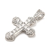 Alloy Rhinestone Pendants PALLOY-P303-25P-2