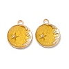 Alloy Enamel Pendants ENAM-N054-008E-G-2