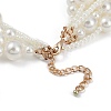 Plastic Pearl Bib Necklaces NJEW-K384-08-3