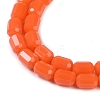 Opaque Glass Beads Strands GLAA-G112-04M-2