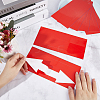 PVC Self Adhesive Arrow Label Stickers DIY-WH0504-18E-3