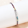 925 Sterling Silver Micro Pave Cubic Zirconia Tennis Bracelets for Women BJEW-C117-01A-P01-1