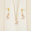 10Pcs Natural Freshwater Shell Pendants SHEL-SZ0001-05-5