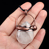 Natural Quartz Crystal Pendants PW-WG1CD35-01-1