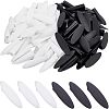 200Pcs 2 Colors Plastic Inclined Hole Locator AJEW-FH0001-83-1