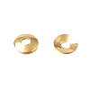 Brass Bead Caps KK-CBA1A60-17G-3