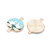 Alloy Enamel Pendants PALLOY-N176-29D-RS-2