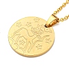 Constellation Pendant Necklaces NJEW-S422-04G-09-2