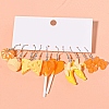 Resin Food Model Dangle Earrings PW-WG01B9B-01-2