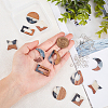 Olycraft DIY Wooden Dangle Earring Making Kits DIY-OC0006-46-3