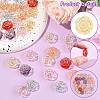 100Pcs Transparent Acrylic Beads TACR-CJ0001-72-3