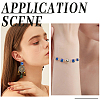 50Pcs 2 Styles Glass European Beads GLAA-PA0001-43-5