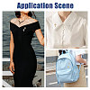 4Pcs 2 Colors Zinc Alloy & Rhinestone Lapel Pin Backs for Backpack Clothes JEWB-PH0002-07-7