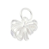 925 Sterling Silver Bowknot Charms with Jump Rings STER-M021-01S-03-1