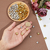 160Pcs 2 Colors Tibetan Style Alloy European Beads FIND-DR0002-29-3