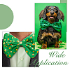 2Pcs 2 Style Cloth & Paillette Elastic Bowknot Ties FIND-FH0008-28-5