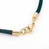 Braided Cotton Cord Bracelet Making MAK-L018-03A-04-G-3