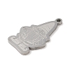 Non-Tarnish 201 Stainless Steel Pendants STAS-C095-35P-2