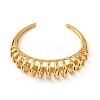 304 Stainless Steel Cuff Bangles for Women BJEW-G750-05G-2
