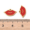 Ion Plating(IP) 304 Stainless Steel Enamel Charms X-STAS-M102-60G-3