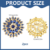 Glass Rhinestone Cabochons FIND-WH0173-515-2