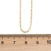 Brass Oval Link Chain Necklaces NJEW-D338-02G-3