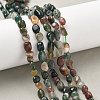 Natural Indian Agate Nuggets Beads Strands G-J335-02-5