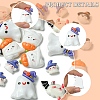 20Pcs 5 Styles Halloween Opaque Resin Decoden Cabochons CRES-YW0002-30-3