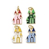 Brass Enamel Pendants KK-D424-27G-1