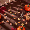 44pcs 11 styles Thanksgiving Day Alloy Enamel Pendants ENAM-GA0001-08-5