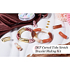 DIY Curved Tube Stretch Bracelet Making Kit DIY-TA0004-83-15