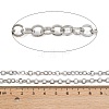 304 Stainless Steel Oval Link Chains CHS-G044-02P-2