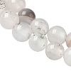 Natural Dendritic Agate Beads Strands G-C011-6mm-01-4