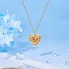 304 Stainless Steel Heart Locket Pendant Necklaces for Photo NJEW-WH0020-97C-4