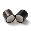 Ion Plating(IP)  303 Stainless Steel Magnetic Clasps with Glue-in Ends STAS-C076-03A-B-3