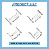   1600Pcs 4 Styles Glass Bugle Beads SEED-PH0002-08B-2